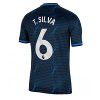 Maglie da calcio Chelsea Thiago Silva #6 Seconda Maglia 2023-24 Manica Corta